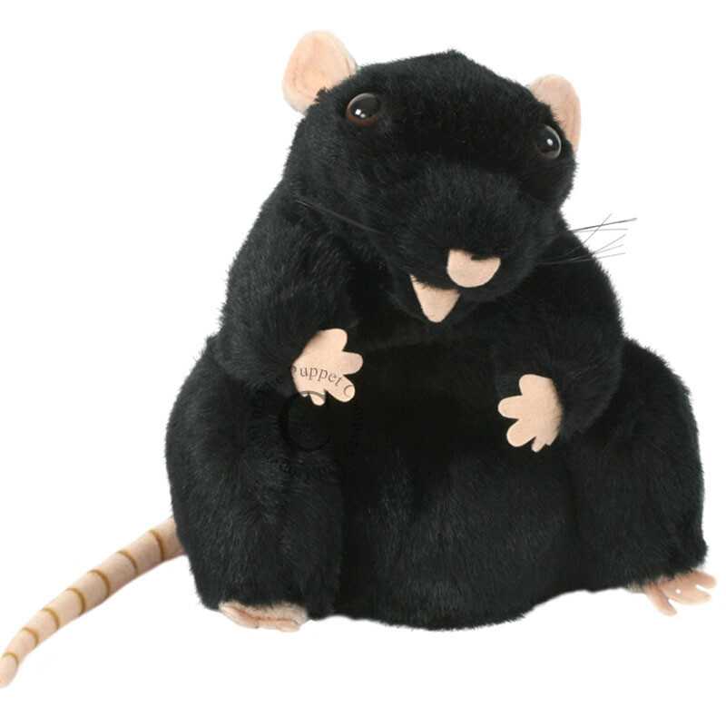 Marioneta rata negra