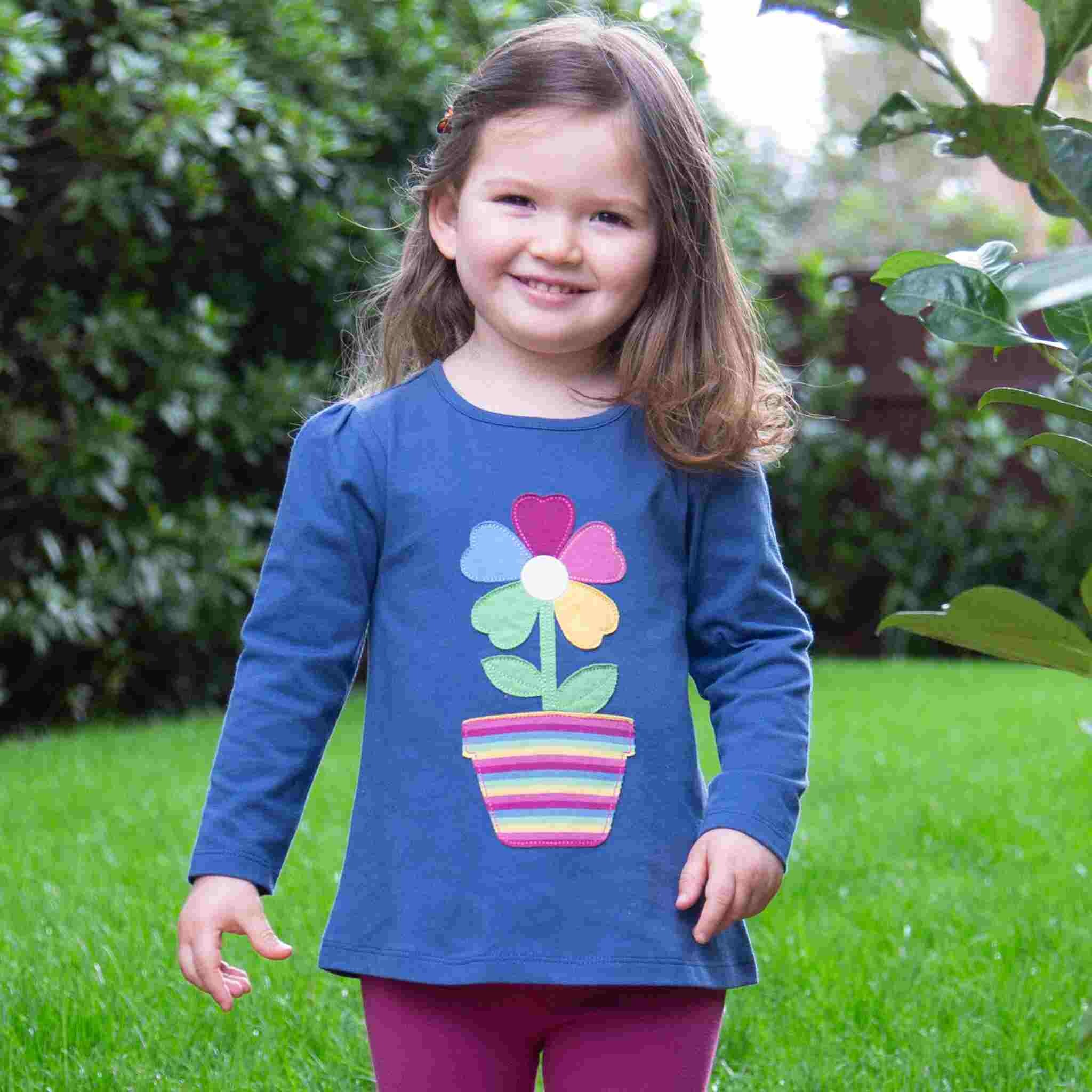 Camiseta manga larga Flower