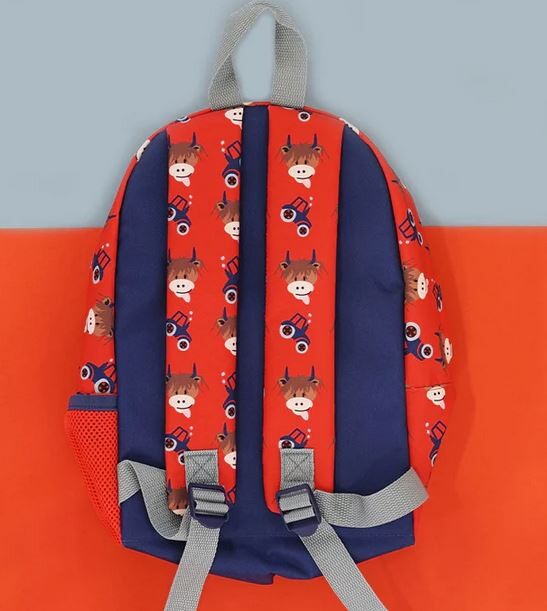 Mochila escolar tractor