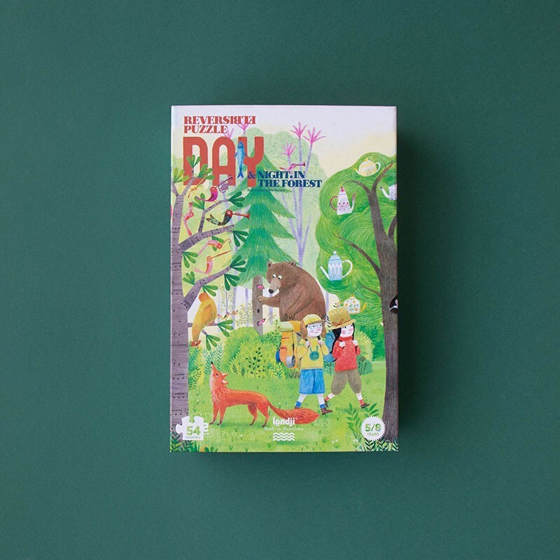 Puzzle reversible dia-noche/54