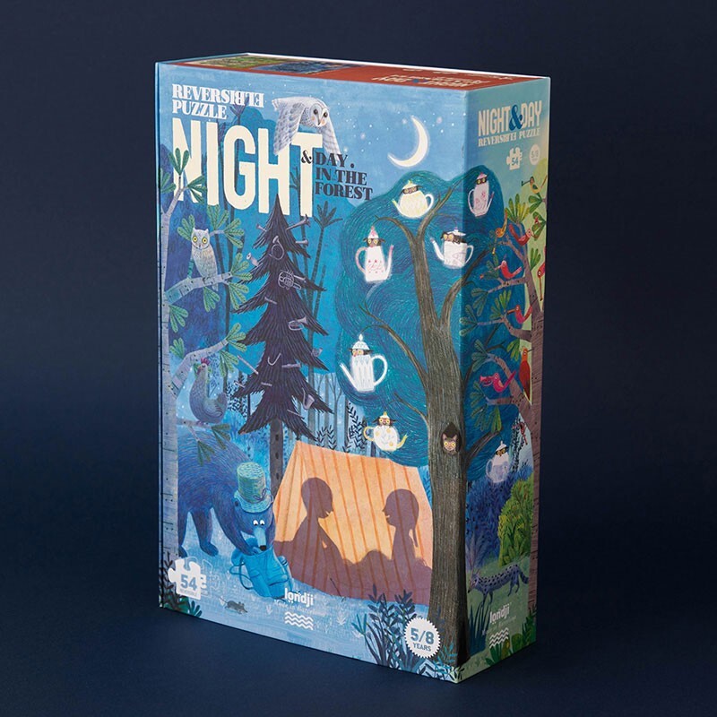 Puzzle reversible dia-noche/54