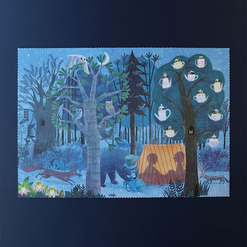 Puzzle reversible dia-noche/54