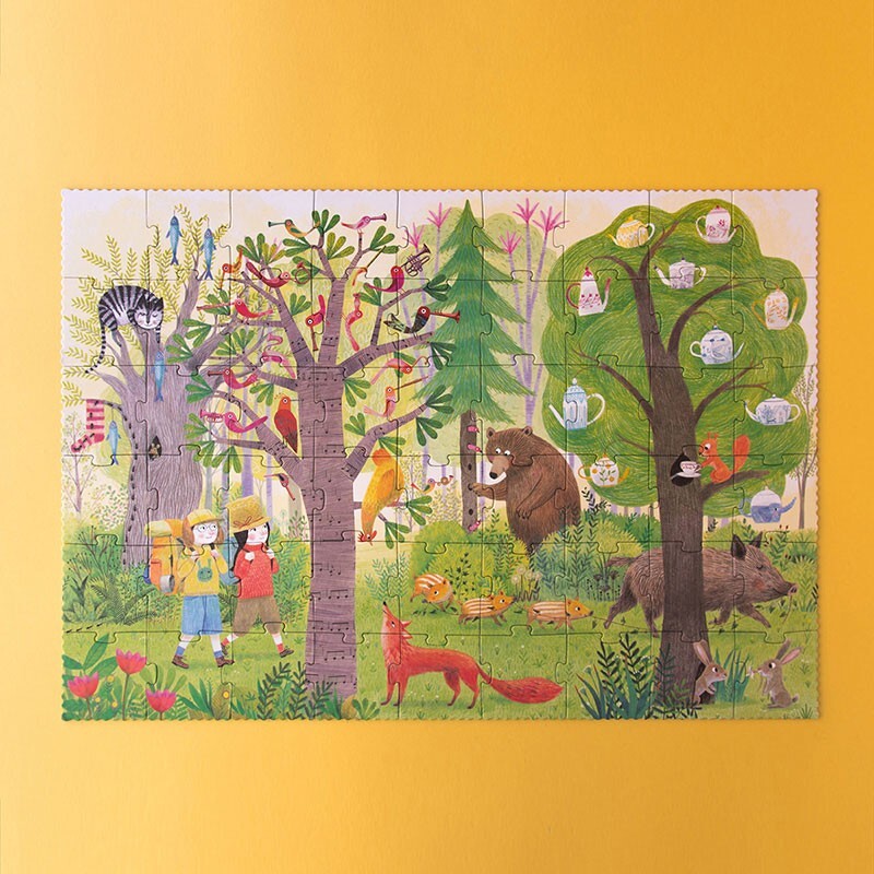Puzzle reversible dia-noche/54