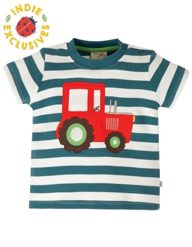 Camiseta Manga Corta Rayas Tractor