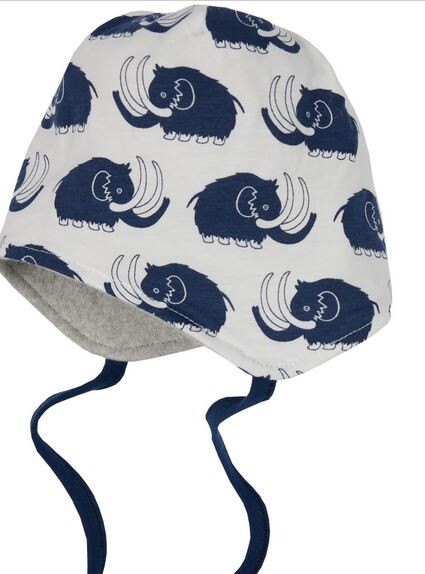 Gorro polar con cinta gris