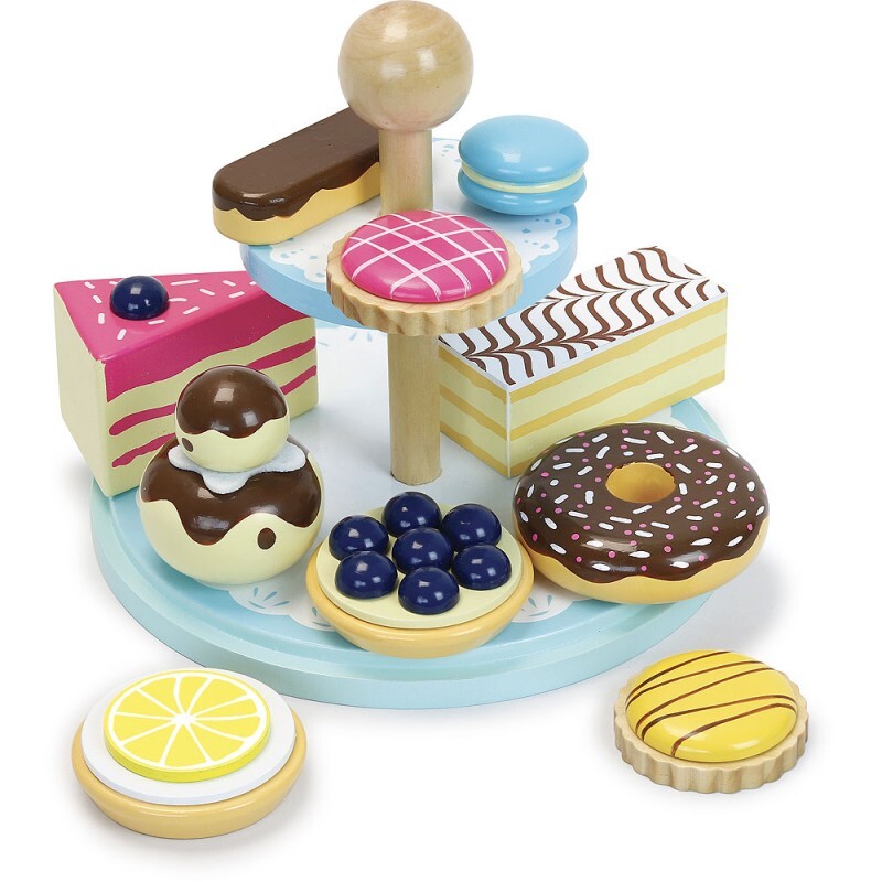 Expositor y set pasteles