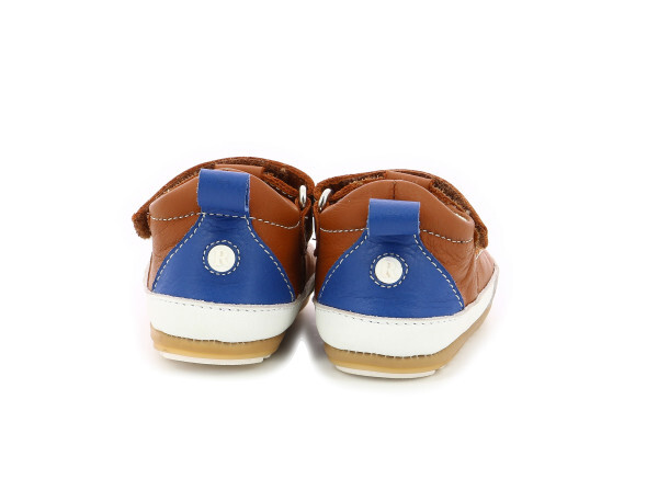 Sandalias Miniz marron/azul