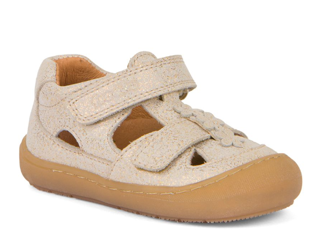 Sandalias Ollie White-gold