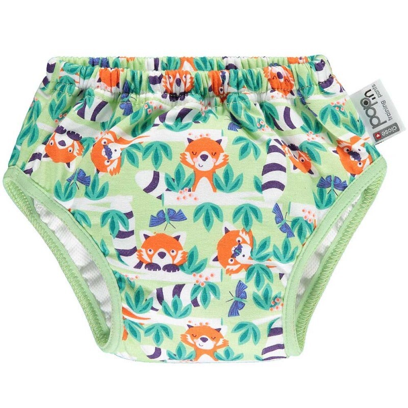 Pantaloncito de aprendizaje panda rojo