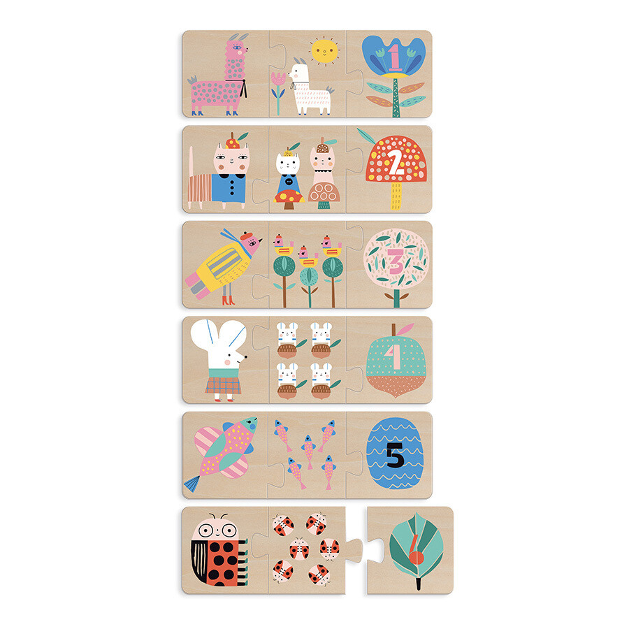 Puzzles trio Mama-Beb