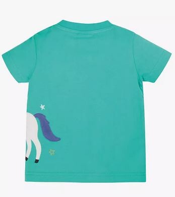 Camiseta manga corta Aqua/Unicorn